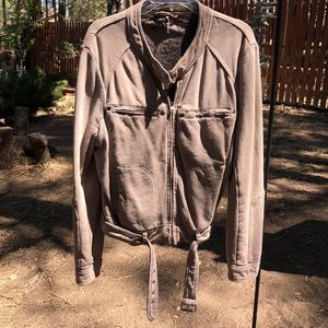 Free People Jersey Moto Jacket size Large